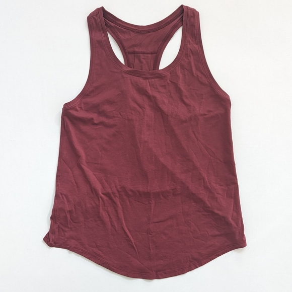 Lululemon Love Tank Pleated Size 6 Chianti - Picture 2 of 4